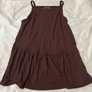 Maurices Ribbed Sleeveless Top in Brown